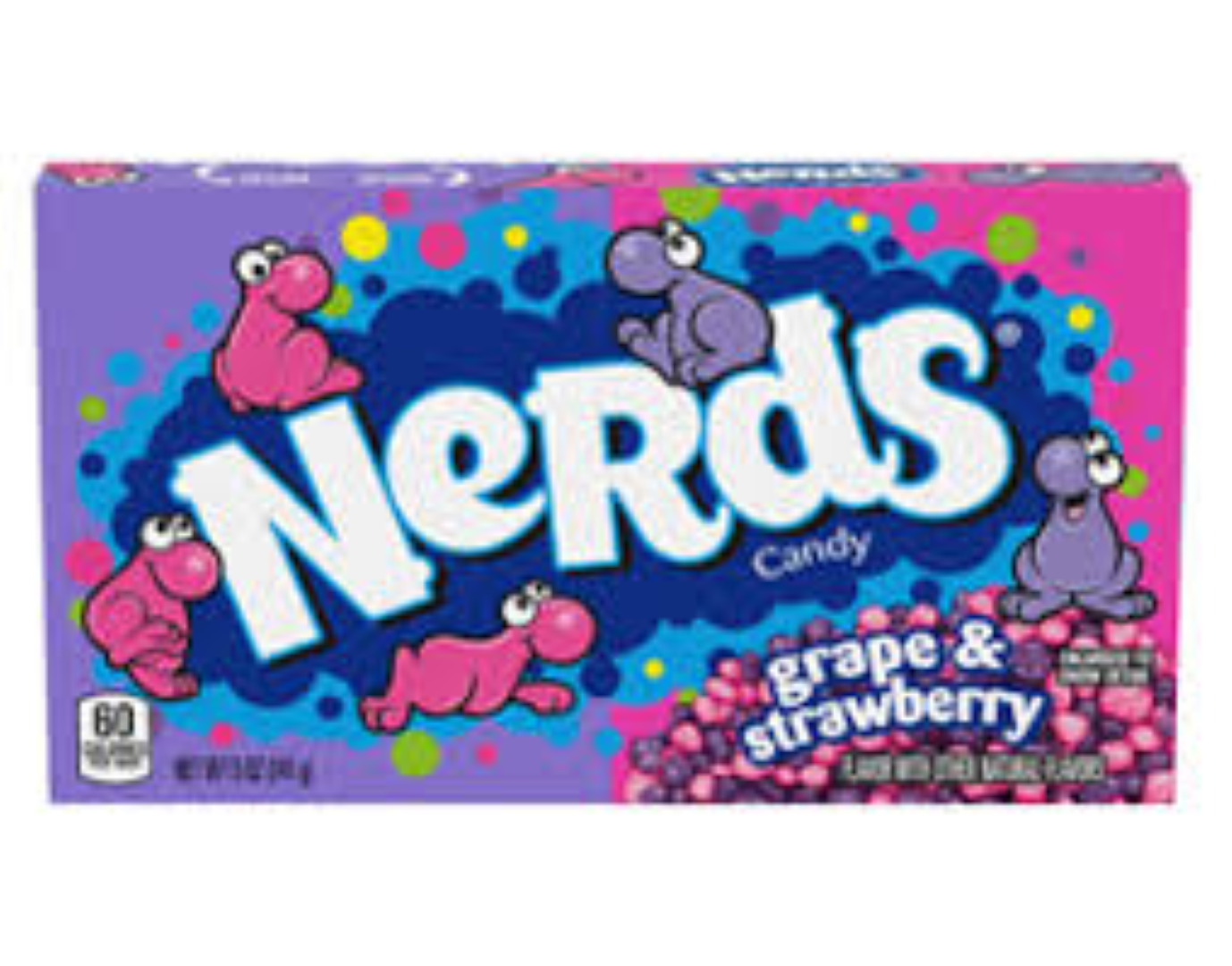 NERDS GRAPE & STRAWBERRY 141.7G